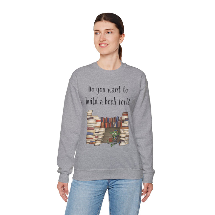 Book Fort Book Goblin® - Unisex Heavy Blend™ Crewneck Sweatshirt