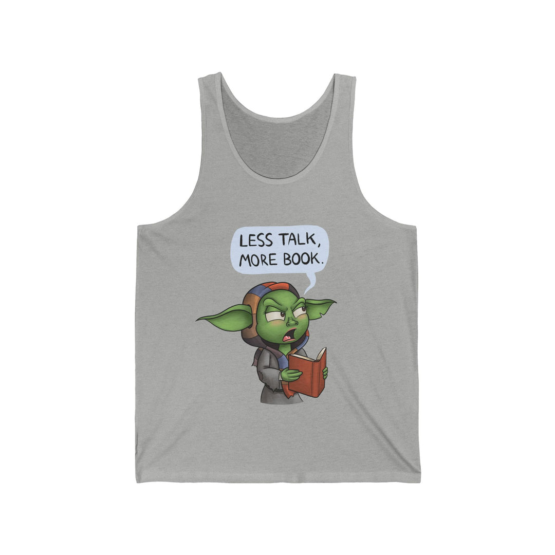 Less Talk, More Book Goblin® - Unisex Jersey Tank
