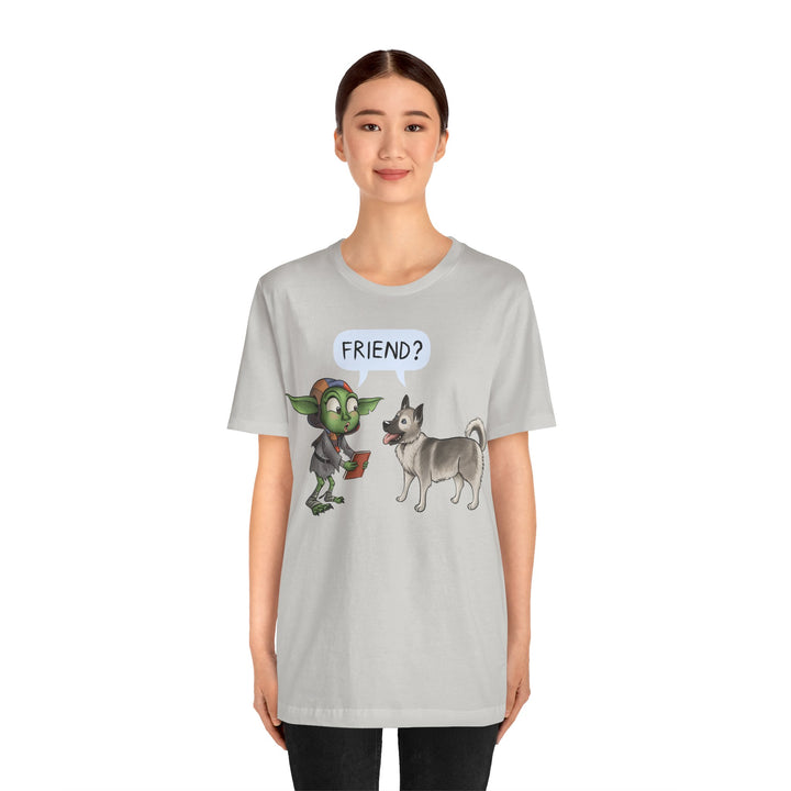Friend? Book Goblin® - Unisex Jersey Short Sleeve Tee