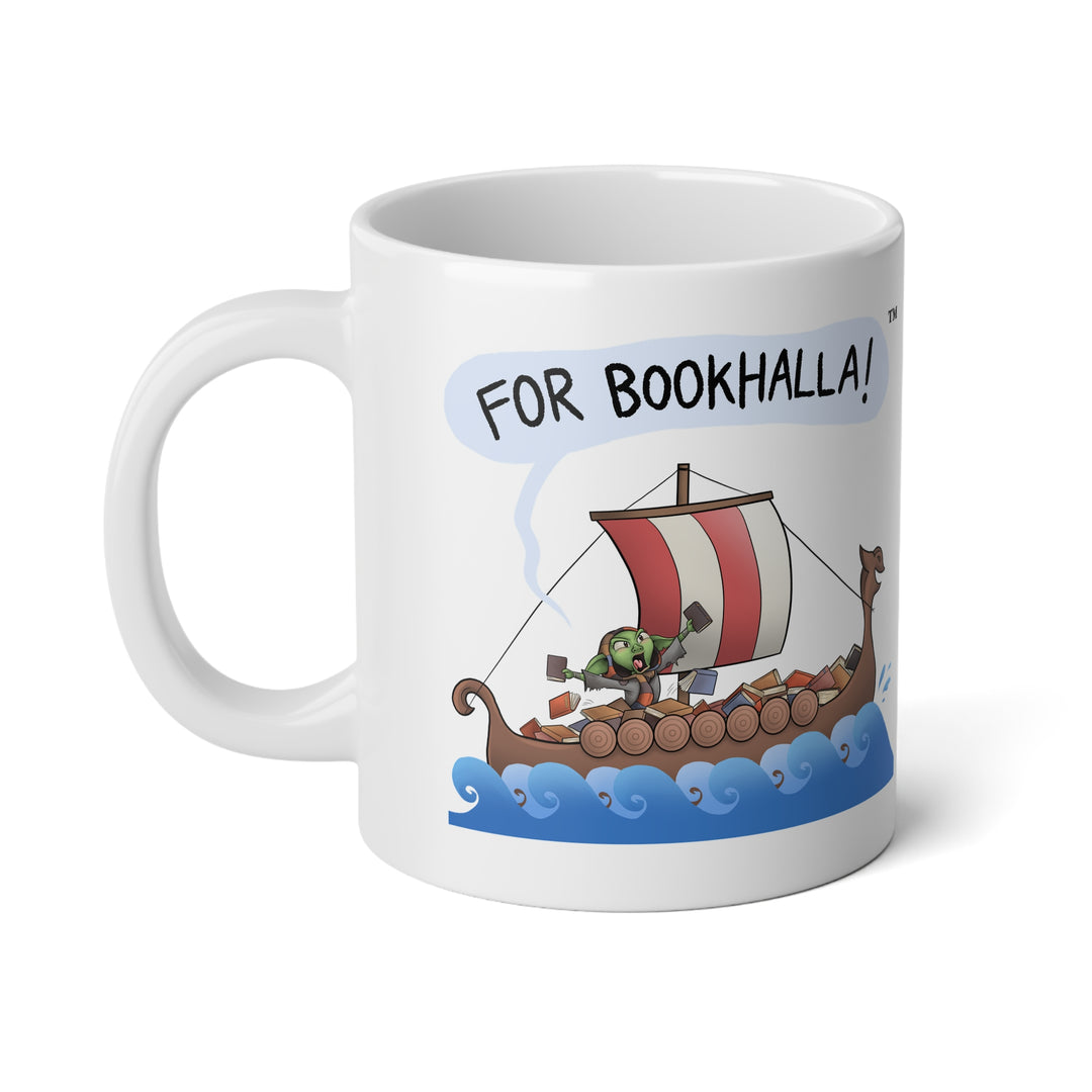 Sailing FOR BOOKHALLA!™ - Jumbo Mug, 20oz