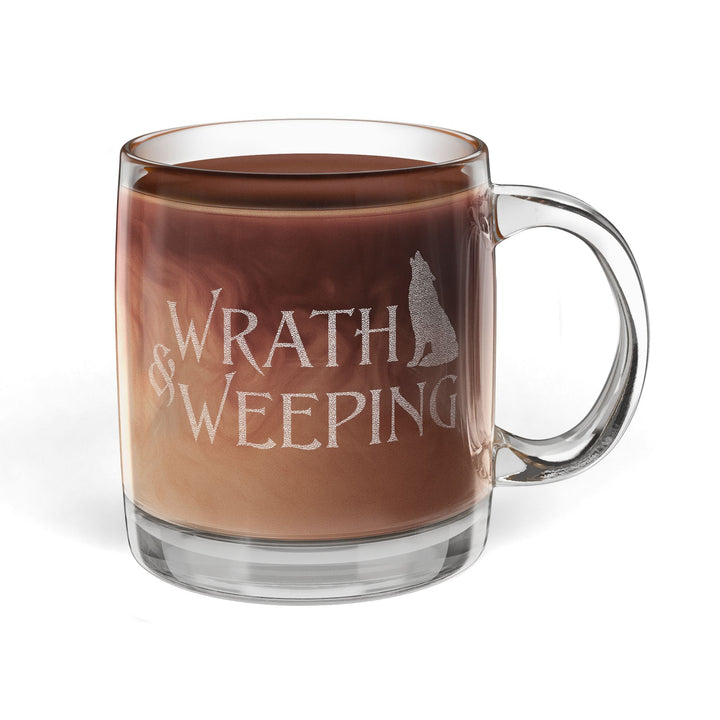 Wrath & Weeping - Engraved Glass Coffee Mug
