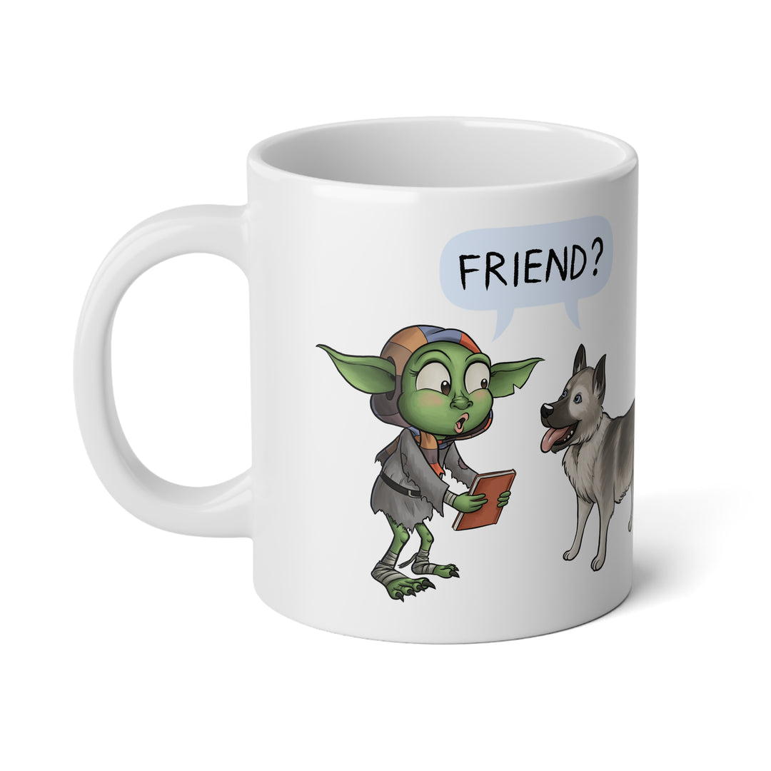 Friend? Book Goblin® - Jumbo Mug, 20oz