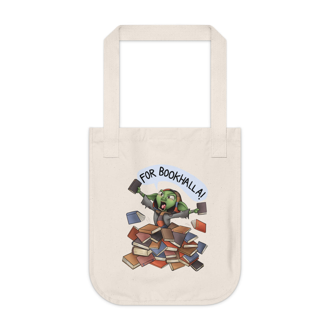 FOR BOOKHALLA™ - Organic Canvas Tote Bag