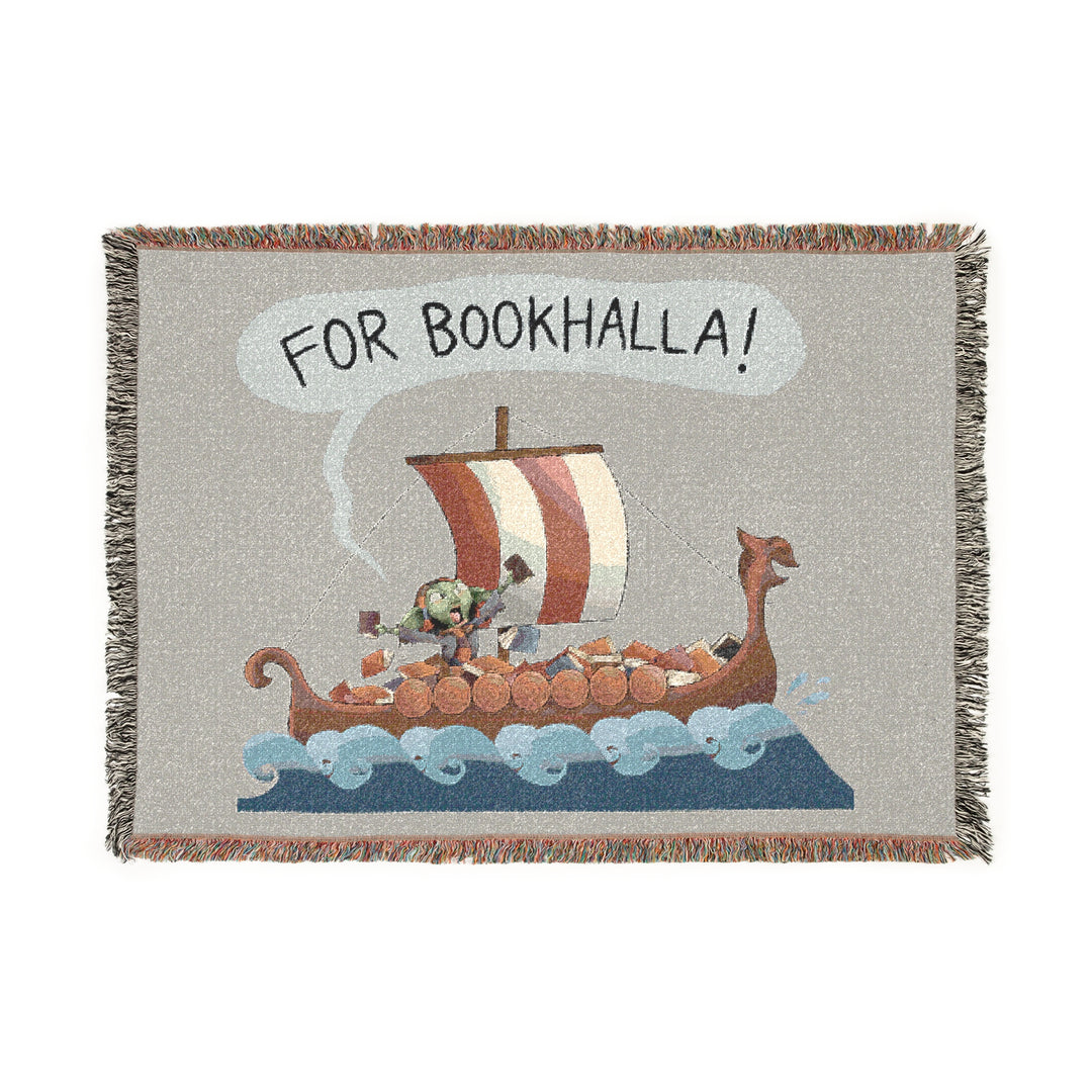 Sailing FOR BOOKHALLA!™ - Woven Blanket