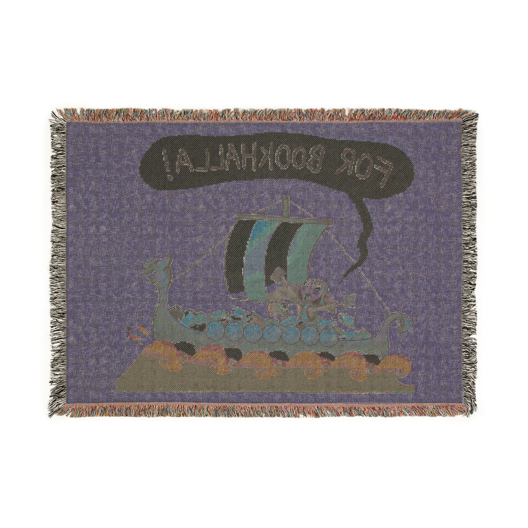 Sailing FOR BOOKHALLA!™ - Woven Blanket