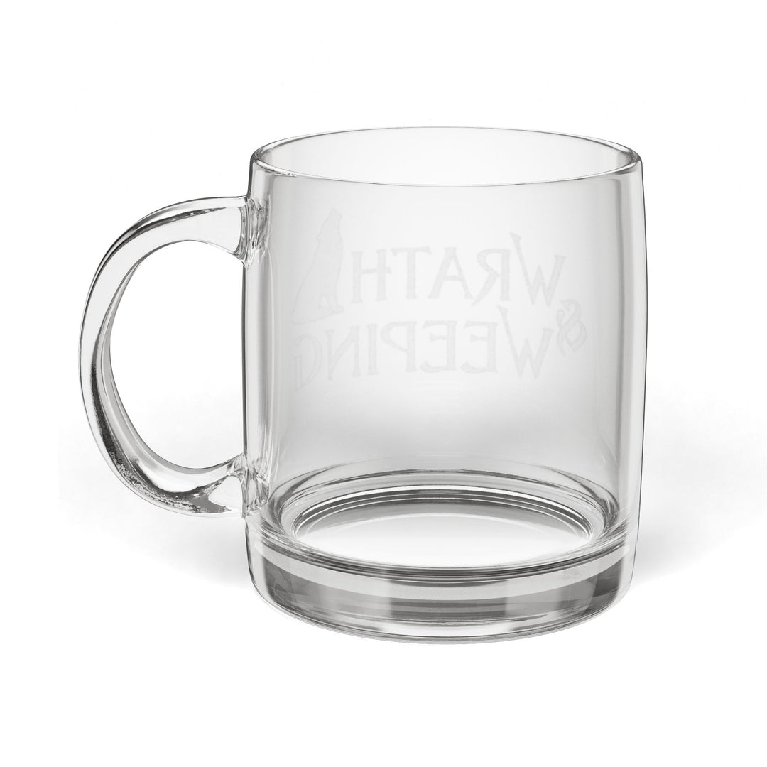 Wrath & Weeping - Engraved Glass Coffee Mug