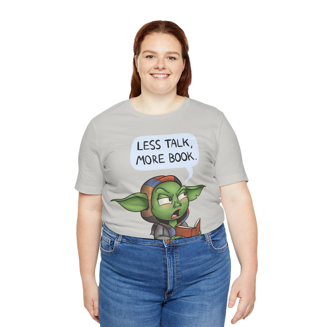 Less Talk, More Book Goblin® - Unisex Jersey Short Sleeve Tee