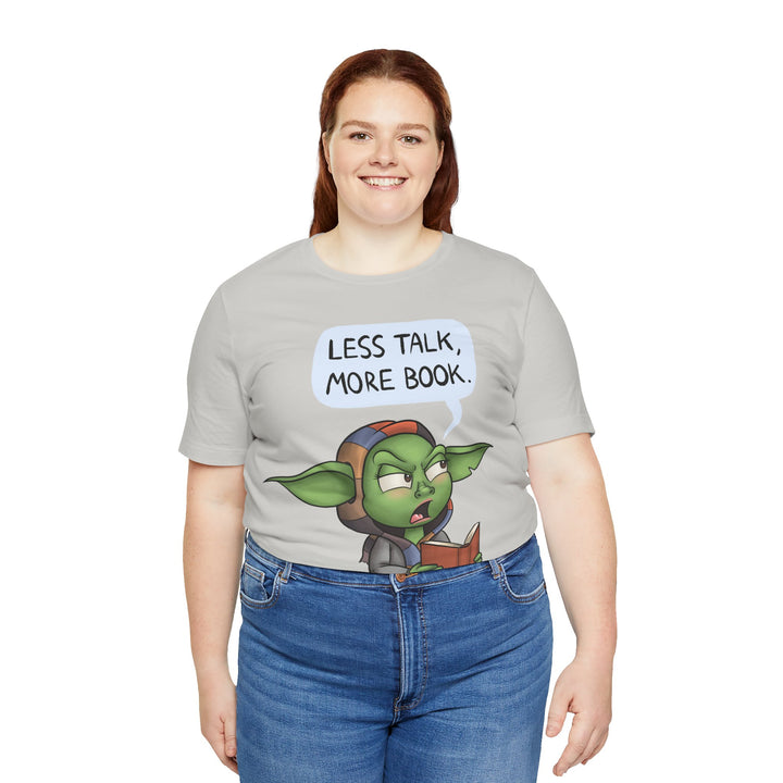 Less Talk, More Book Goblin® - Unisex Jersey Short Sleeve Tee