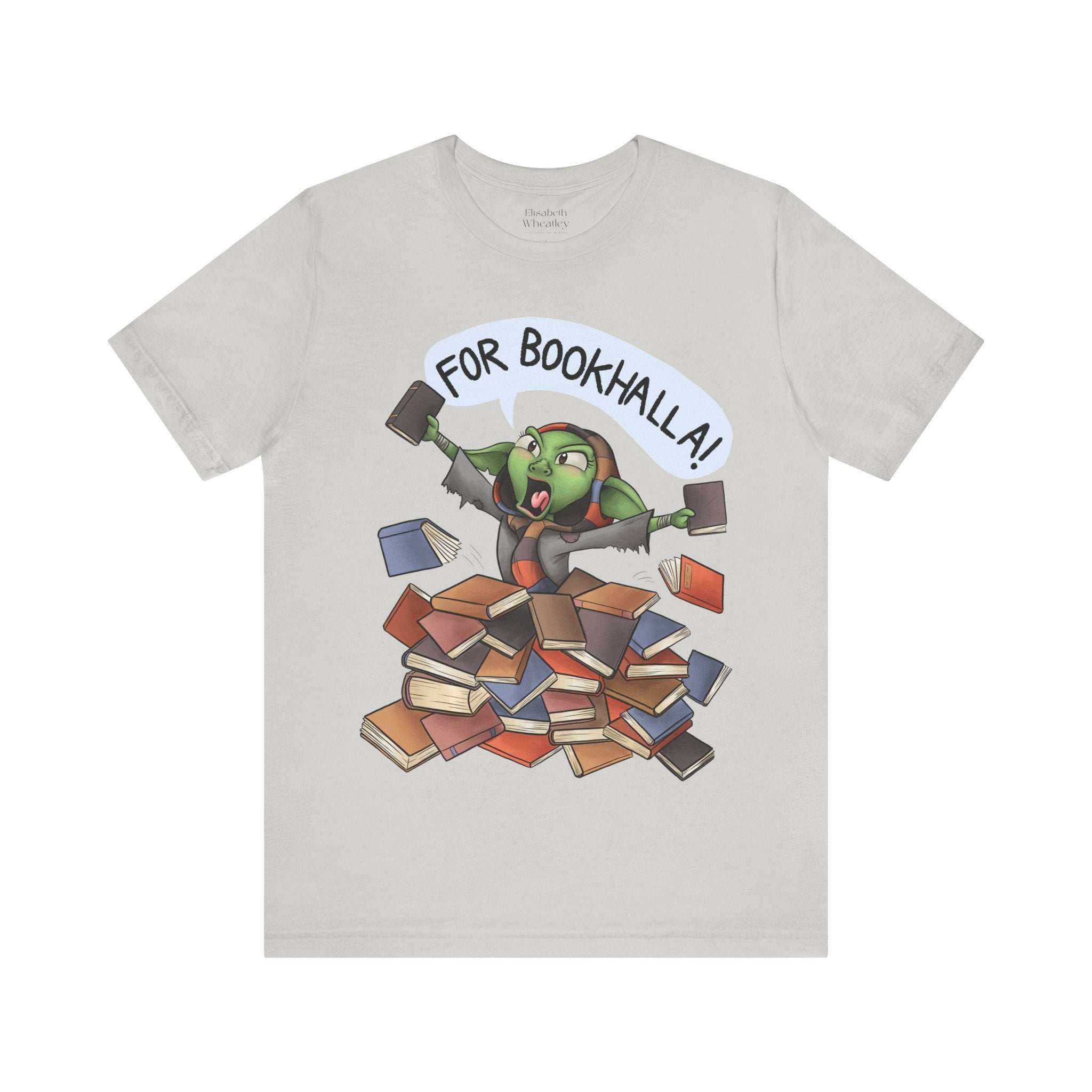 FOR BOOKHALLA™ - Unisex Jersey Short Sleeve Tee – Elisabeth Wheatley