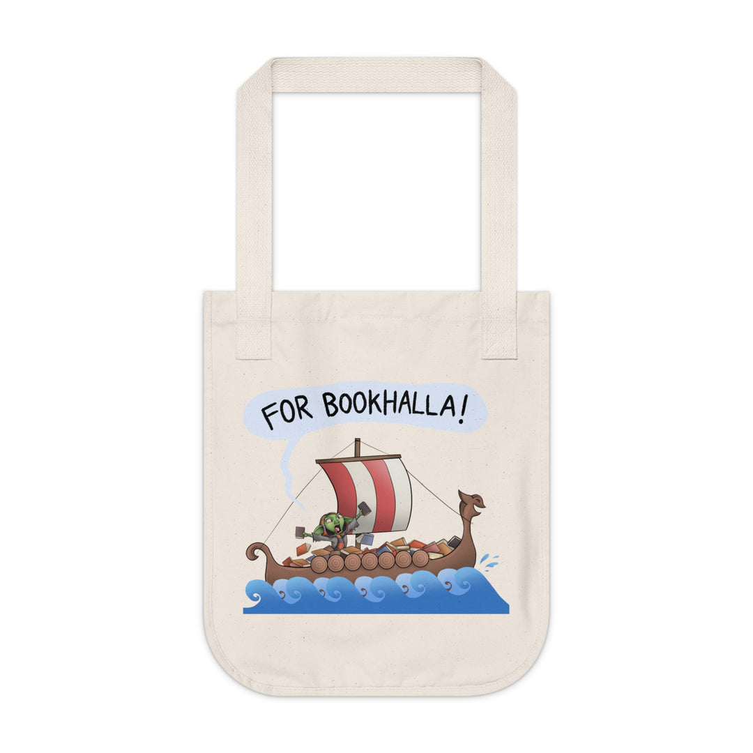Sailing for Bookhalla - Organic Canvas Tote Bag