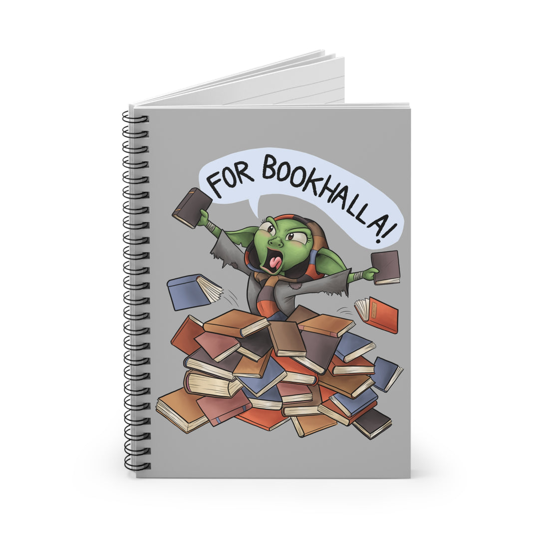 FOR BOOKHALLA™ - Spiral Notebook