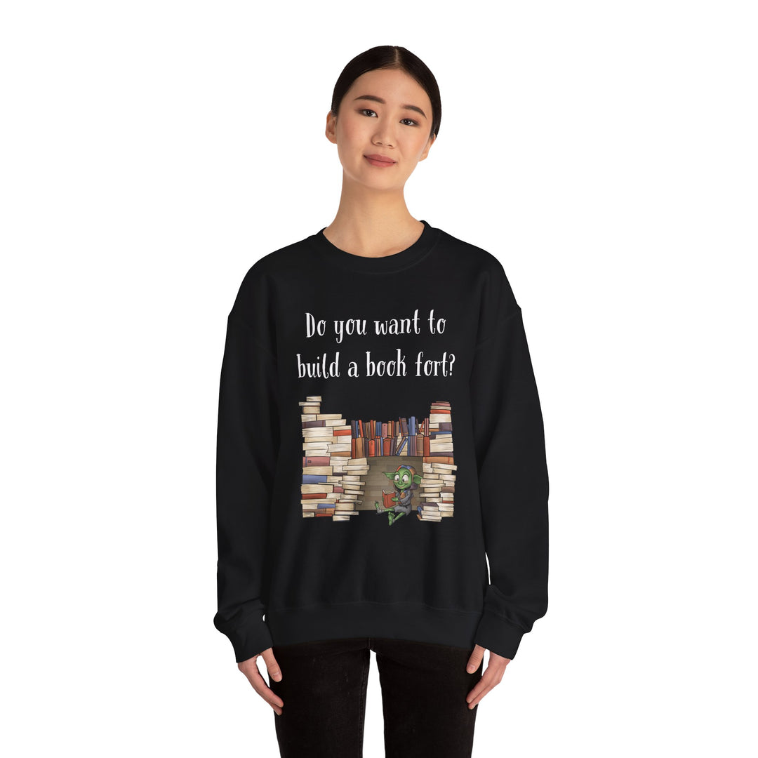 LIMITED: Book Fort Book Goblin® - Unisex Heavy Blend™ Crewneck Sweatshirt