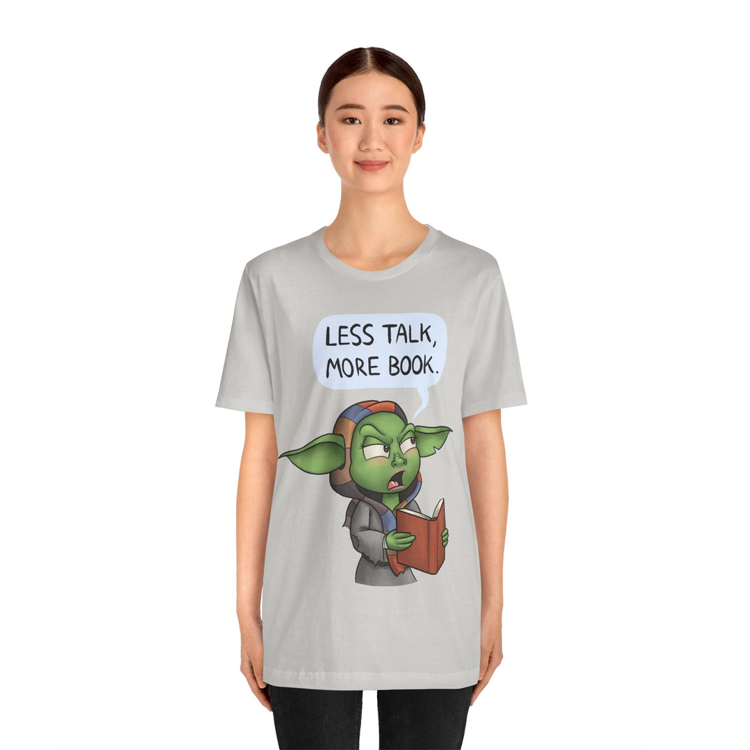 Less Talk, More Book Goblin® - Unisex Jersey Short Sleeve Tee