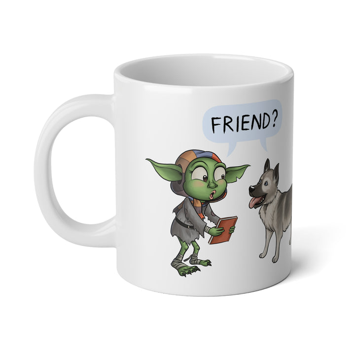 Friend? - Jumbo Mug, 20oz