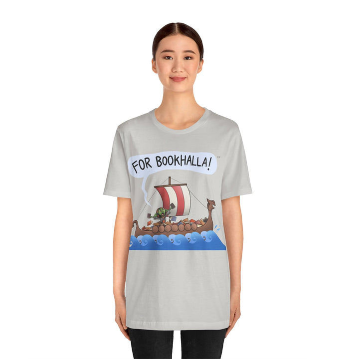 Sailing FOR BOOKHALLA!™ - Unisex Jersey Short Sleeve Tee