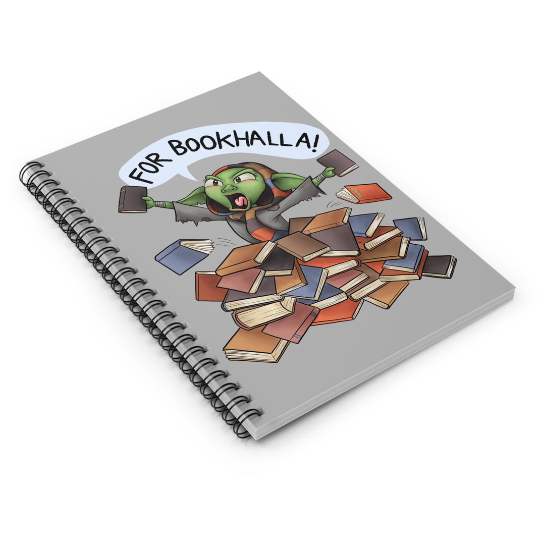 FOR BOOKHALLA™ - Spiral Notebook