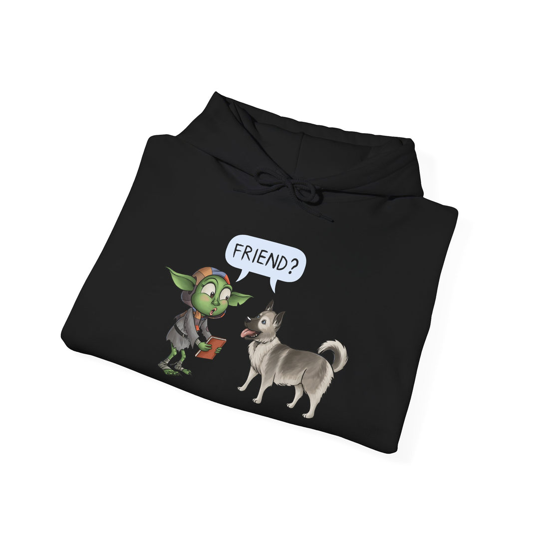 LIMITED: Friend? Book Goblin® - Unisex Heavy Blend™ Hooded Sweatshirt
