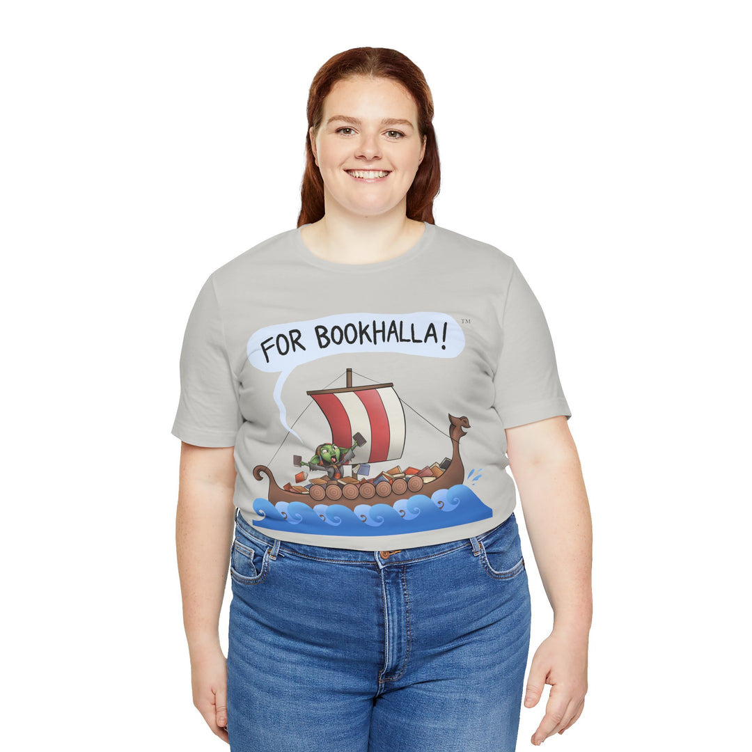 Sailing FOR BOOKHALLA!™ - Unisex Jersey Short Sleeve Tee
