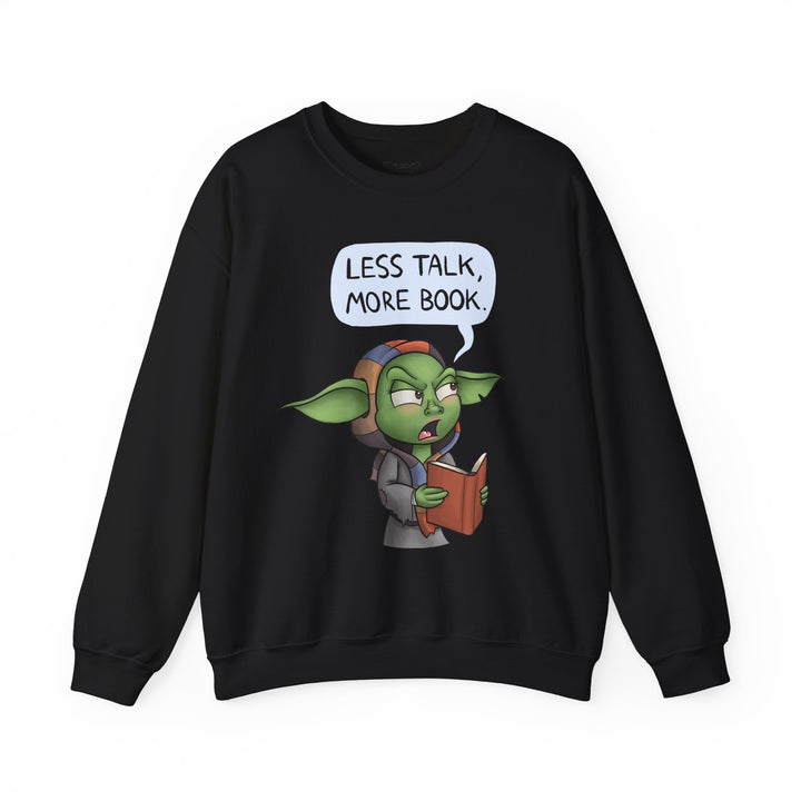 LIMITED: Less Talk, More Book Goblin® - Unisex Heavy Blend™ Crewneck Sweatshirt