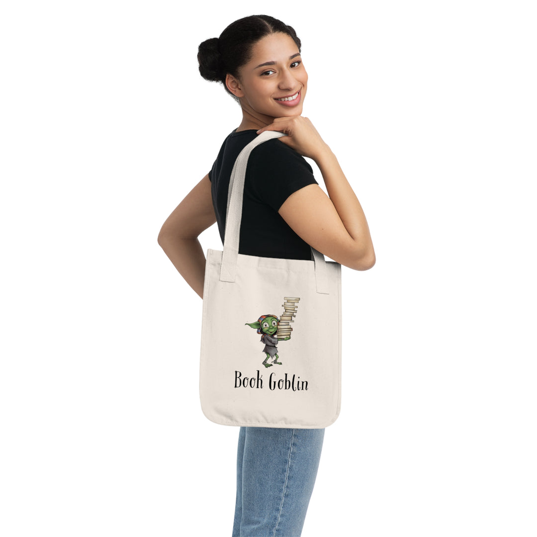 Book Goblin® - Organic Canvas Tote Bag