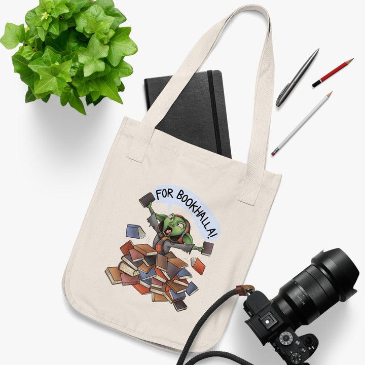 FOR BOOKHALLA™ - Organic Canvas Tote Bag