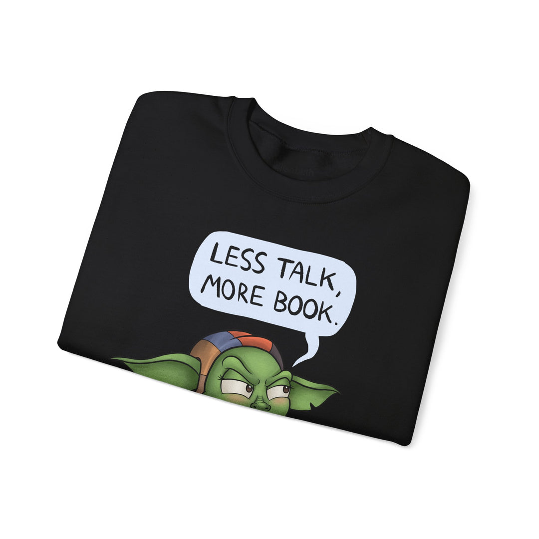 LIMITED: Less Talk, More Book Goblin® - Unisex Heavy Blend™ Crewneck Sweatshirt