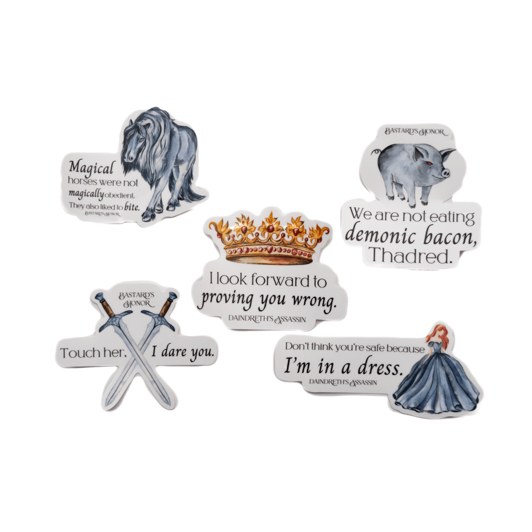 4 Romance Genres - Vinyl Sticker Pack