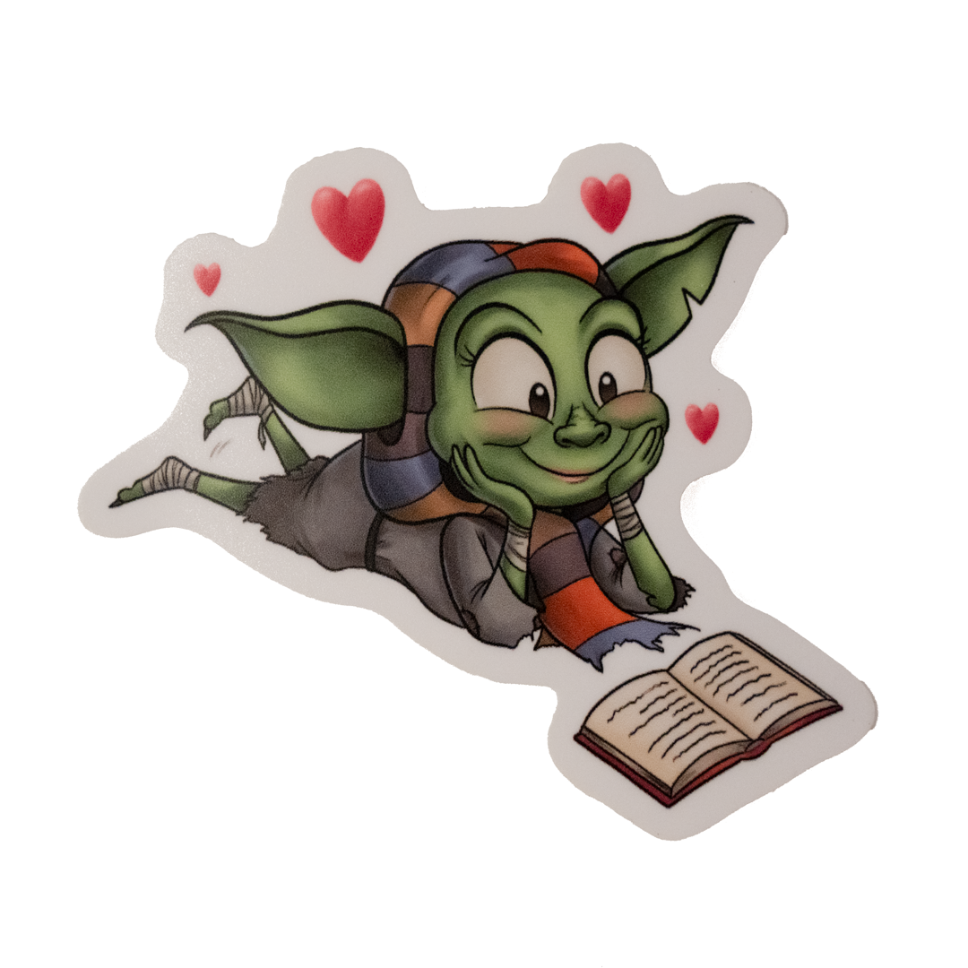 Book Goblin® - Vinyl 14-Sticker Pack