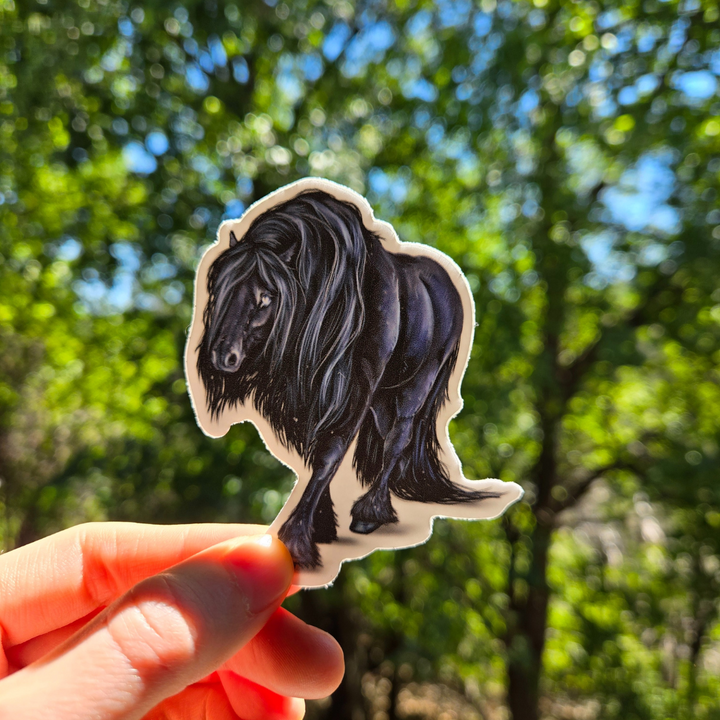 Lleuad the Kelpie - Vinyl Sticker